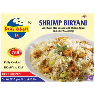 Daily Delight Shrimp Biryani