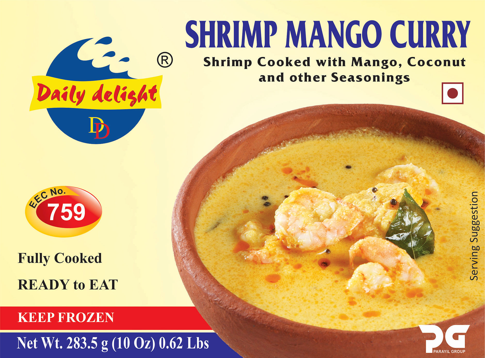Daily Delight Schrimp Mango Curry