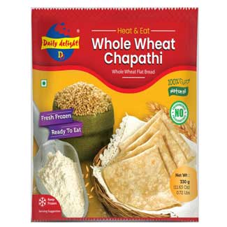 Daily Delight Whole Wheat Chappathi 330g